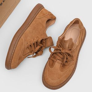 Chaussures de sport en daim de haute qualité, faites à la main, sur mesure, style rétro, à lacets, pour hommes, pour l'été et l'automne, mode décontractée, pour la marche - Product Image 3