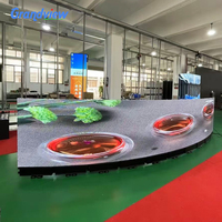Écran LED géant pliable pour publicité numérique portable en extérieur, scène de télévision HD