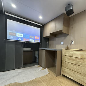 Cabaña de Manzana con Cocina Extensible, Modelo de Lujo de 40 Pies y 20 Pies, 2 Pisos, Combinación Prefabricada de Guatemala, 3 Dormitorios y 2 Baños - Product Image 2