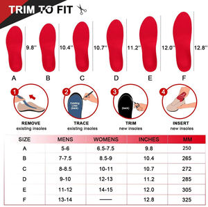 Plantillas de soporte de arco Bestar sobre plantillas de zapatos de alivio de pronación plantillas ortopédicas para hombres y mujeres plantillas anatómicas para zapatos - Product Image 6