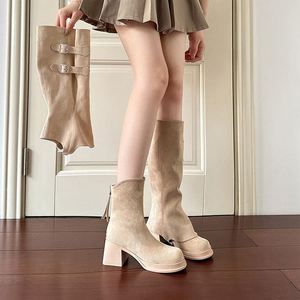 Bottes pour femme <span class=keywords><strong>très</strong></span> élégantes à talon épais - Product Image 3