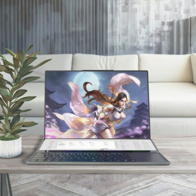 Brand New Laptops Ultra-Thin Portable Gaming PC Laptop 16"+14" Dual Touch Screen Core I5 I7 I9 16GB DDR4 SSD 1TB IPS English