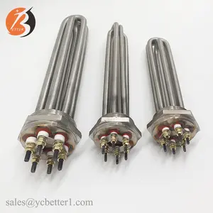 Bsp aquecedor tubular para água, aquecedor de água industrial para imersão 2 "1.5"