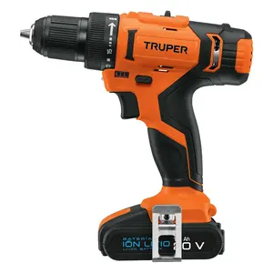 Truper 20V 1/2' สว่านไร้สาย พร้อมแบตเตอรี่ 1 ก้อน 2Ah กล่องบรรจุภัณฑ์ รถเข็น - Product Image 1