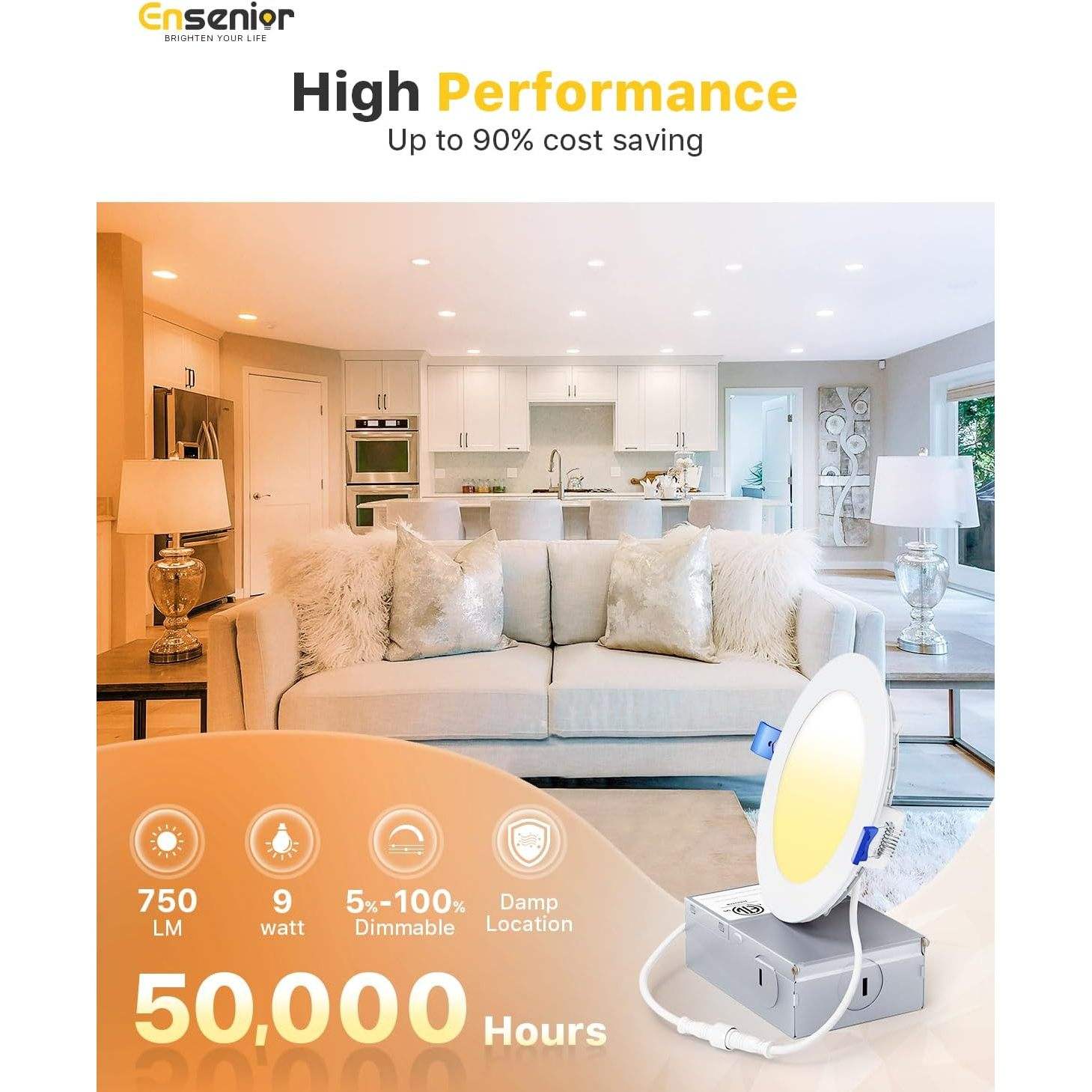 5000k/4000k/3500k/3000k/2700k - 5cct White