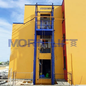 MORN <span class=keywords><strong>Lift</strong></span> Barang Hidrolik Elektrik Buatan Khusus 300kg-<span class=keywords><strong>5000kg</strong></span>, <span class=keywords><strong>Elevator</strong></span> Pengangkut Barang Gudang dengan Rel Pemandu - Product Image 4