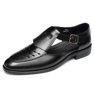 Chaussures habillées pour hommes de haute qualité à lacets avec semelle en caoutchouc souple durable et confortable, chaussures pour hommes faites à la main, nouveau style - Product Image 2