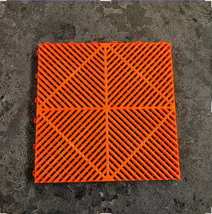 Dalles de sol de garage en PP HFBH certifiées CE, 5 cm d'épaisseur, antidérapantes, étanches, à clipser, modernes, unies, usage industriel - Product Image 2