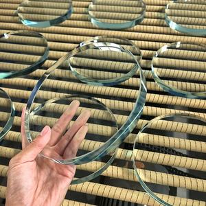 DIN7080 yuvarlak temperli cam plaka borosilikat <span class=keywords><strong>3.3</strong></span> yuvarlak cam flanş temperli kazan gözetleme camı - Product Image 5