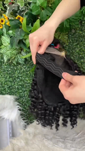 Vente en Gros <span class=keywords><strong>Perruque</strong></span> Lace Closure Transparente 4x4 Pré-Plumée pour Petite Fille Cheveux Humains <span class=keywords><strong>Perruque</strong></span> Lace Front Bouclée pour Jeune Femme - Product Image 5