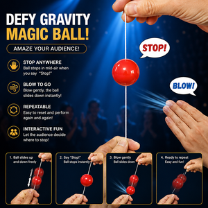 Bola Mágica que Desafía la Gravedad, Truco de Magia con Bola Flotante, Ilusión, Accesorios de Magia, Juguete de Magia Interactiva para Escenario, OEM ODM - Product Image 2