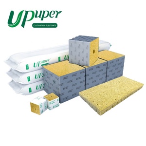 Upuper nhà sản xuất tại Trung Quốc trồng trọt trung bình 6x6 thủy canh khối phát triển đá len khối - Product Image 3
