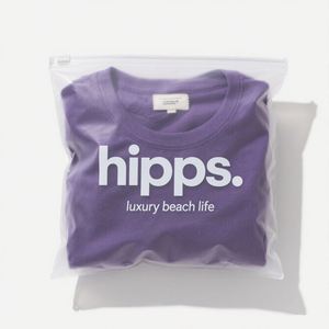 Personalizado mate esmerilado claro camiseta ropa envío Ziplock cremallera Zip Lock bolsa de polietileno ropa con su propio logotipo de marca - Product Image 4