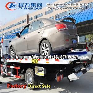 รถบรรทุกลากจูงทําลายพื้นเรียบ ISUZU 4x2 3-6Tons รถบรรทุกทําลายถนนแบบโรลแบ็คพร้อมเครน - Product Image 4