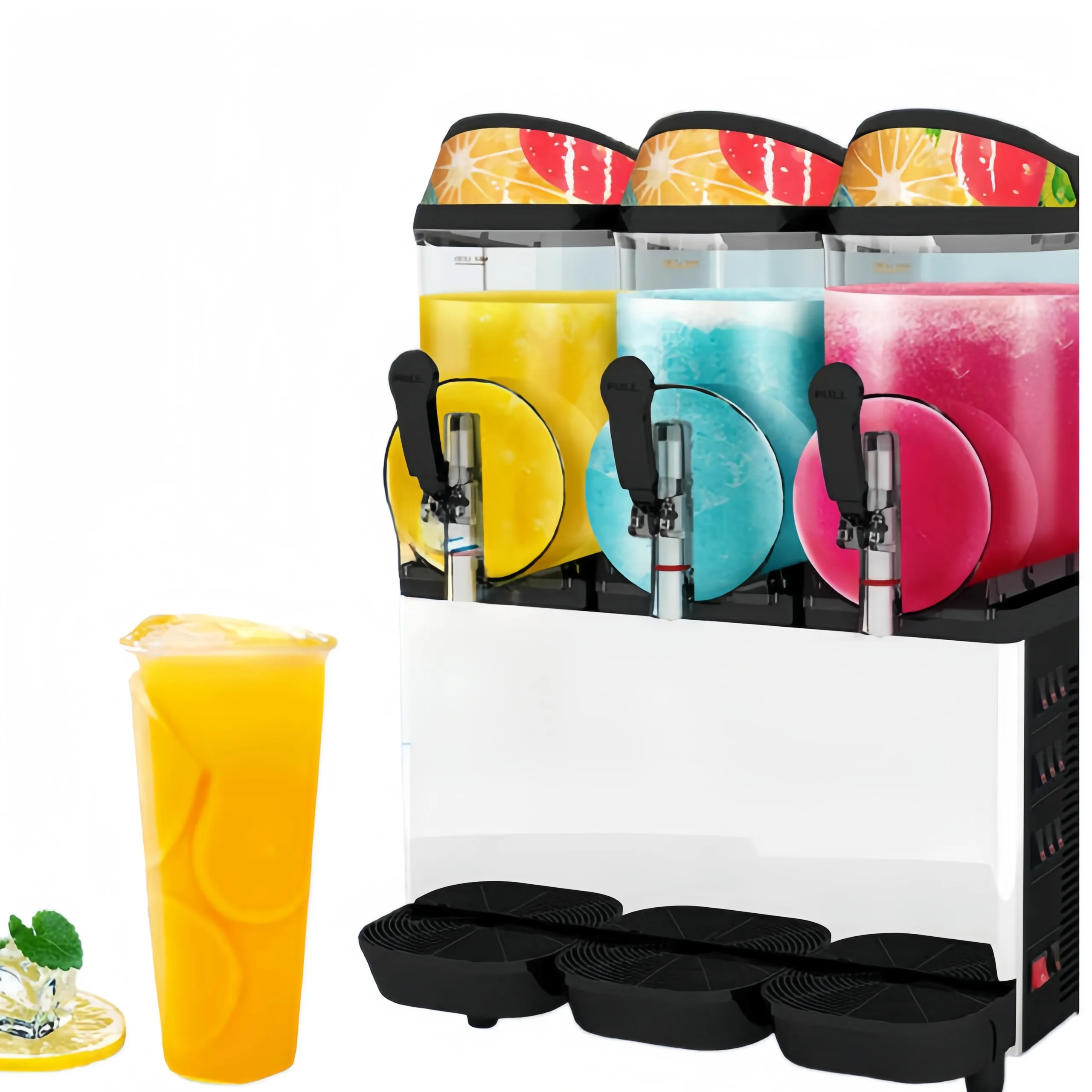 TES Commercial beverage fully automatic slush snow melting machine cold drink machine