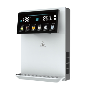 Distributeur d'eau mural OEM d'usine, machine à eau potable directe, écran tactile automatique, chauffage instantané, refroidissement, double installation - Product Image 1