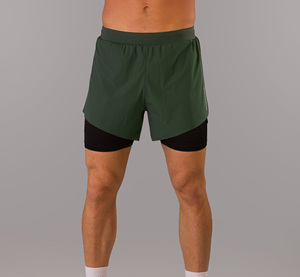 Wholesale 2 in 1Shorts Mens Gym Workout Shorts Running Shorts With <strong>Inner</strong> Phone Pocket <strong>Compression</strong> Sport Shorts for Men 2025 - Product Image 1