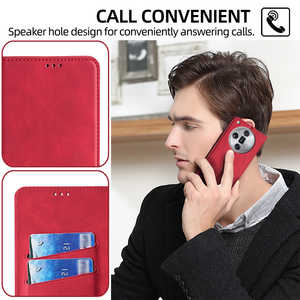 Pour <span class=keywords><strong>OPPO</strong></span> <span class=keywords><strong>Find</strong></span> X7 X6 X5 <span class=keywords><strong>X3</strong></span> X2 Ultra Pro Lite <span class=keywords><strong>Neo</strong></span> étui avec fente pour carte couverture luxe Flip PU cuir magnétique étui de téléphone portable - Product Image 5