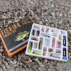 Kit <span class=keywords><strong>de</strong></span> leurres <span class=keywords><strong>de</strong></span> pêche en eau salée universels Selco, boîte mystère complète pour les pêcheurs en mer - Product Image 5