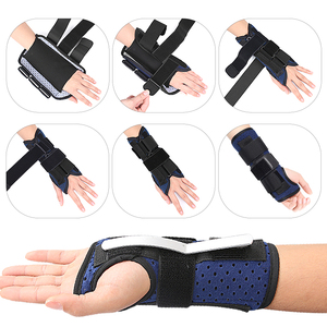 Soporte <span class=keywords><strong>de</strong></span> muñequera para túnel carpiano con 3 correas y estabilizador <span class=keywords><strong>de</strong></span> férula <span class=keywords><strong>de</strong></span> Metal que ayuda a <span class=keywords><strong>aliviar</strong></span> la <span class=keywords><strong>tendinitis</strong></span> artritis <span class=keywords><strong>dolor</strong></span> del túnel carpiano - Product Image 2