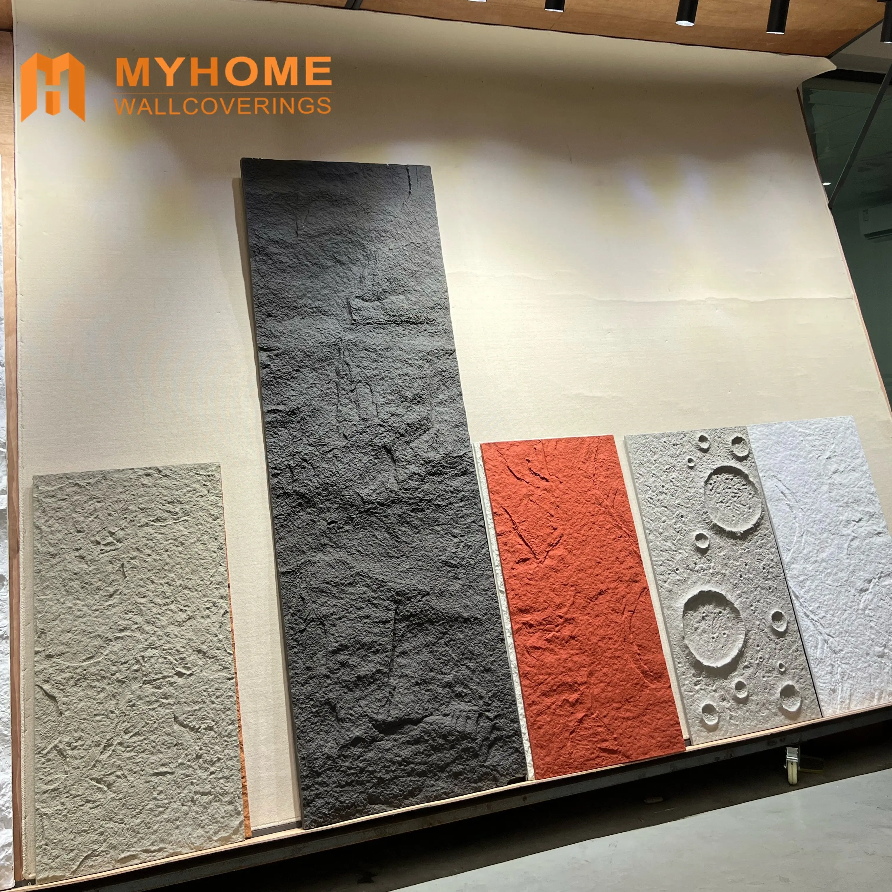 Lightweight PU Stone Panel Faux Polyurethane Stone Panels 3D Panel Wall