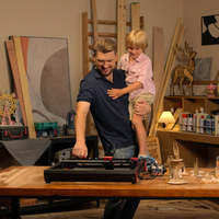 Kit de bricolage AlgoLaser MK2 Graveur laser CO2 20W pour pierre, caoutchouc, bois et contreplaqué - Facile pour les débutants avec support IA