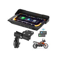 Écran tactile 7 pouces CarPlay Android Auto à bon prix pour moto universelle avec TPMS, navigation en ligne, modèle de base