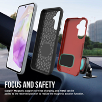 Funda para Teléfono Celular en Oferta, TPU+PC 2 en 1, Híbrida, Tipo Armadura, Accesorios para Teléfono Celular para Samsung A56/A07/A17/A36/A26/A16/A06/A57/S26