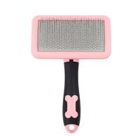 Ensemble peigne et brosse courbés en plastique Hartley pour toilettage de chiens et chats, style Bichon Frise Teddy