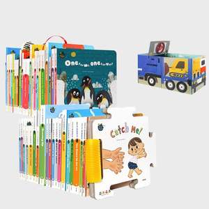 40 unids/set <span class=keywords><strong>libro</strong></span> para niños bebé toda la ciencia matemática <span class=keywords><strong>libro</strong></span> de imágenes en inglés rompecabezas para niños agujero táctil <span class=keywords><strong>libro</strong></span> adhesivo de cartón - Product Image 2