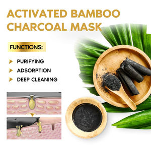 Reine natürliche Schlamm form Gesicht Nase Poren Akne Tiefen reinigung Mitesser Entferner <span class=keywords><strong>Charcoal</strong></span> Peel Off Gesichts maske - Product Image 6