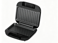 Anbolife Nouvelle Machine à Sandwich Électrique 800W, Gaufrier, Presse à Panini, Grill avec Plaques Antiadhésives LED pour le Petit-Déjeuner et les Collations