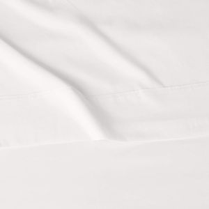 Drap-housse et drap plat en microfibre de couleur unie ensemble de drap-housse de couleur blanche pour salon et hôtel - Product Image 3