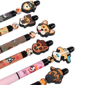 ปากกาเจลลบได้ O&Q รุ่น New Kids หมึกสีน้ำเงินและสีดำ ดีไซน์เม็ดบีดส์  วัสดุพลาสติก ขนาดหัวปากกา 0.5 มม. ลายการ์ตูนน้องหมาน่ารัก สำหรับโปรโมชั่น  รับสกรีนโลโก้ - Product Image 4