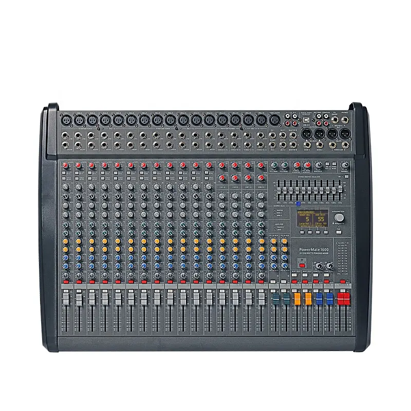 Hochwertiger Großhandel Power mate 1600-3 Mixer Dual 99 DSP Professional Digital Audio Mixer Mikser