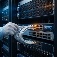 Câble de raccordement blindé FTP Cat5e HEADWAY, câble Ethernet STP haute vitesse blanc LSZH RJ45 pour salle informatique