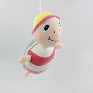 Venta al por mayor de fábrica, llavero de Animal de peluche de dibujos animados, juguete de peluche, tortuga verde menta, regalos de algodón de 4 pulgadas QF - Product Image 6