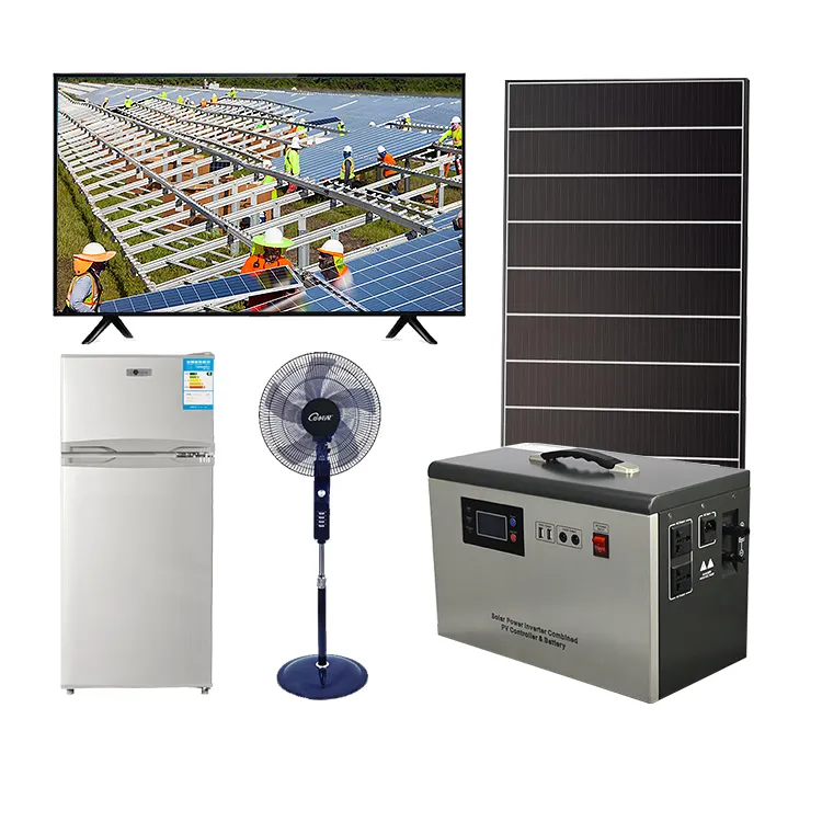 Anern 5000 watt portable solar power generator for home