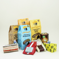 Boîtes à collation avec gaufrage Solutions d'emballage de boîtes à bonbons en matériaux recyclés pour aliments pour bébés et croustilles