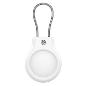 Funda Protectora Anticaída <span class=keywords><strong>de</strong></span> PC para Apple AirTags con Llavero <span class=keywords><strong>de</strong></span> Cuerda Metálica, Cubierta Antigolpes para Rastreador, <span class=keywords><strong>Precio</strong></span> <span class=keywords><strong>de</strong></span> Fábrica al Por Mayor - Product Image 1