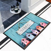 Tapis de porte à poils découpés à la main avec support en PVC, plusieurs types de belle et douce, poils imprimés, nouveauté