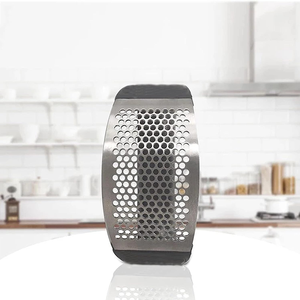 Amz Hot 1PC Đa Năng Tỏi Ép Thép Không Gỉ Nhanh Chóng Tiện Dụng Chuyên Nghiệp Gừng Tỏi Dán Nhà Sản Xuất Máy Nghiền Nhà Bếp Công Cụ - Product Image 6