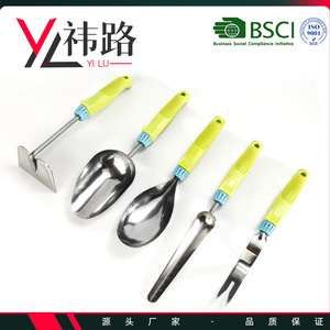 Stainless Steel Garden Fork With Plastic Handle Durable Manual Tool For Home Gardening Use - Product Image 5