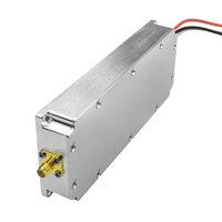 Module RF HKTX personnalisable 53 mm 30 W avec connecteur SMA |   Multi-bandes 433 MHz/900 MHz/2,4 GHz/3G/4G |   24/28V 45dB Gain |   Aluminium |