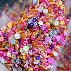 1kg DIY Craft Slime Sprinkles Tasse à café Donuts Candy Dot <span class=keywords><strong>Confetti</strong></span> Sequin Beads Mix Polymer Clay Sprinkles Slices Slices - Product Image 3