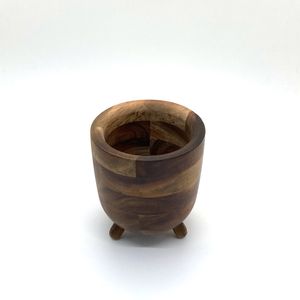 Contenedor Redondo de Madera Maciza de Tamaño Personalizado, Soporte Cortado con Láser para Aceites Esenciales, Decoración del Hogar o Almacenamiento - Suministro de Fábrica - Product Image 3