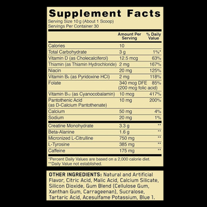 Richtek - Suplemento Deportivo en Polvo Pre-Entrenamiento, el Más Popular, 30 Porciones, <span class=keywords><strong>con</strong></span> Creatina, Beta-Alanina y Cafeína - Product Image 2