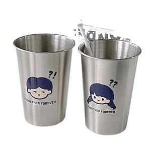 ถ้วยแปรงสีฟันสแตนเลสแบบหนาป้องกันการตกหล่นถ้วยน้ำยาบ้วนปากที่เรียบง่ายถ้วยล้างสุดสร้างสรรค์ - Product Image 4