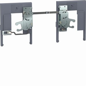 Interblocco meccanico diretto Hager per 2 interruttori automatici scatolati H3 X630 H3 P630 4P - Product Image 1