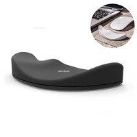 Tapis de souris ergonomique avec repose-poignet en gel de silicone antidérapant, tapis de soutien du poignet pour ordinateur, tapis de souris pour le bureau, les jeux et le PC